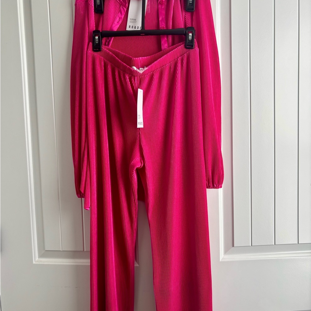 Vibrant Pink Two-Piece Set